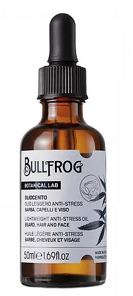 Масло для питания волос и кожи - Bullfrog Lightweight Anti-Stress Oil — фото N1