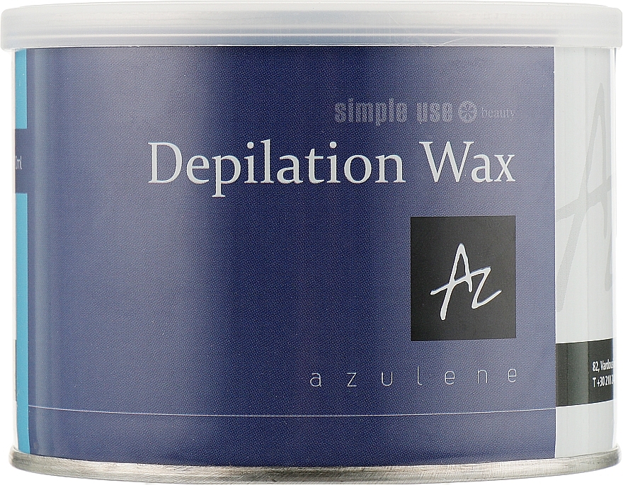 УЦЕНКА Теплый воск для депиляции в банке "Азулен" - Simple Use Beauty Depilation Wax * — фото N1