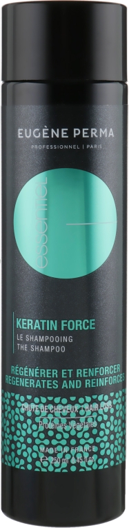 Шампунь з кератином, що стимулює ріст волосся - Eugene Perma Essentiel Keratin Force Shampoo — фото N1