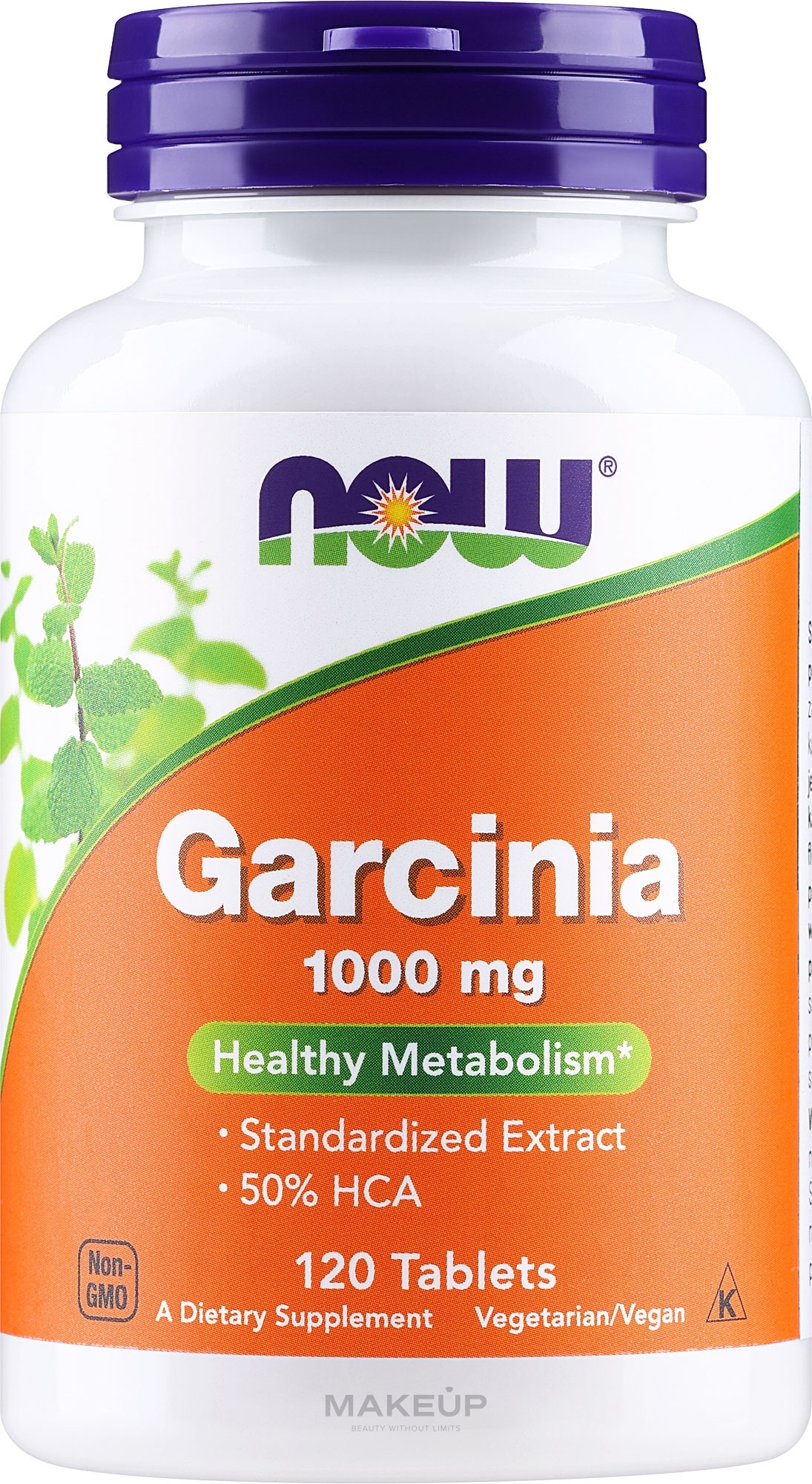 Таблетки "Гарцинія", 1000 мг - Now Foods Garcinia, 1000mg — фото 120шт