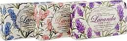 Набор - Nesti Dante Lavanda Gift Set (soap/3x150g) — фото N1