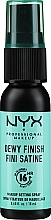 Спрей-фиксатор для макияжа с влажным финишем - NYX Professional Makeup Dewy Finish Long Lasting Setting Spray (миниатюра) — фото N1