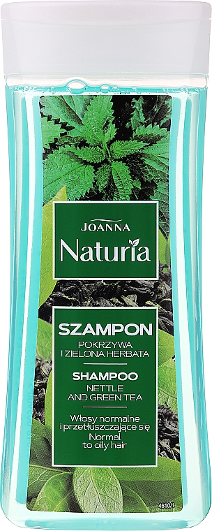 Шампунь для волос с крапивой и зелёным чаем - Joanna Naturia Shampoo With Nettle And Green Tea — фото N3