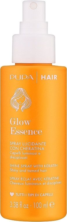 Спрей для блиску волосся - Pupa Glow Essence Shine Spray with Keratin — фото N1