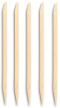 Дерев'яні палички для манікюру, 5 шт. - Deni Carte — фото N1
