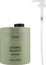 Інтенсивна зволожуюча маска для волосся всіх типів  - Lakme Teknia Organic Balance Treatment — фото N1