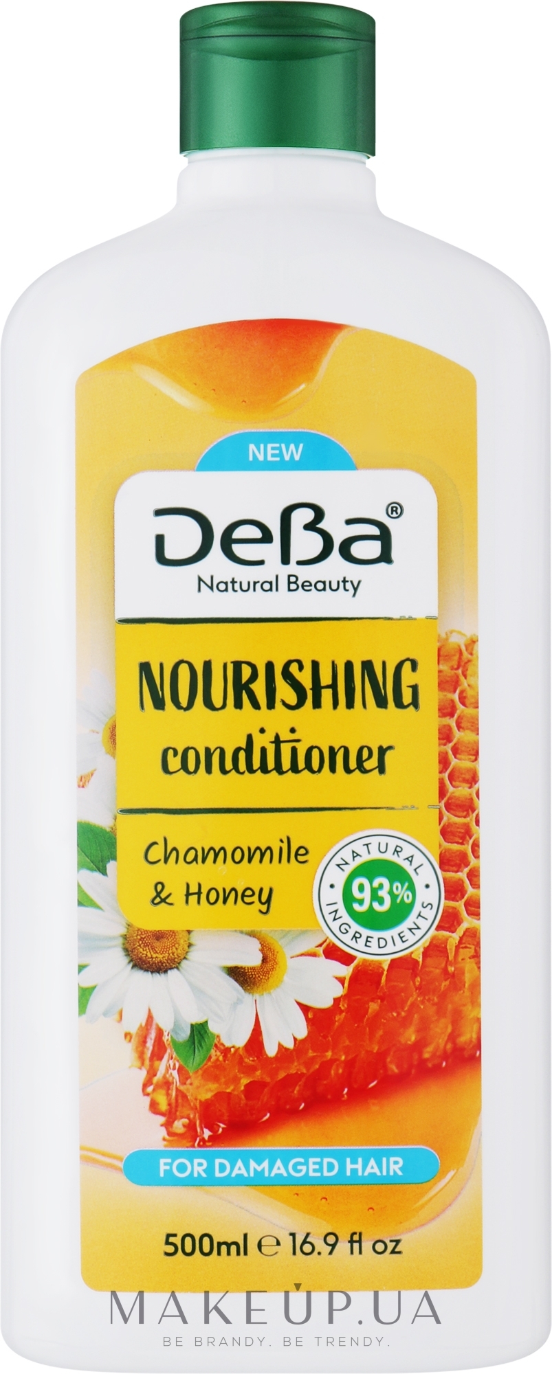 Питатательный кондиционер для волос "Chamomile & Honey" - DeBa Natural Beauty Conditioner Moisturizing — фото 500ml