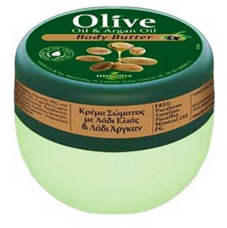 Масло для тела "Аргановое" - Madis HerbOlive Olive & Argan Oil Body Butter — фото N2