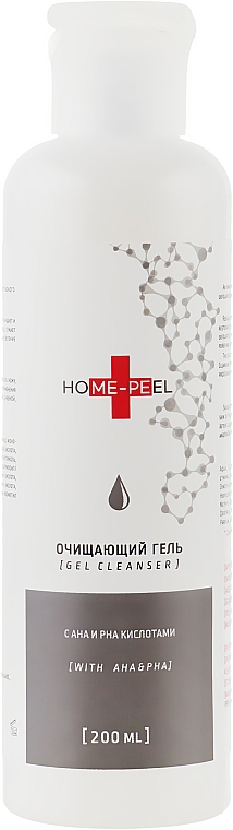 Очищающий гель для лица с АНА и РНА кислотами - Home-Peel Cleanser Gel