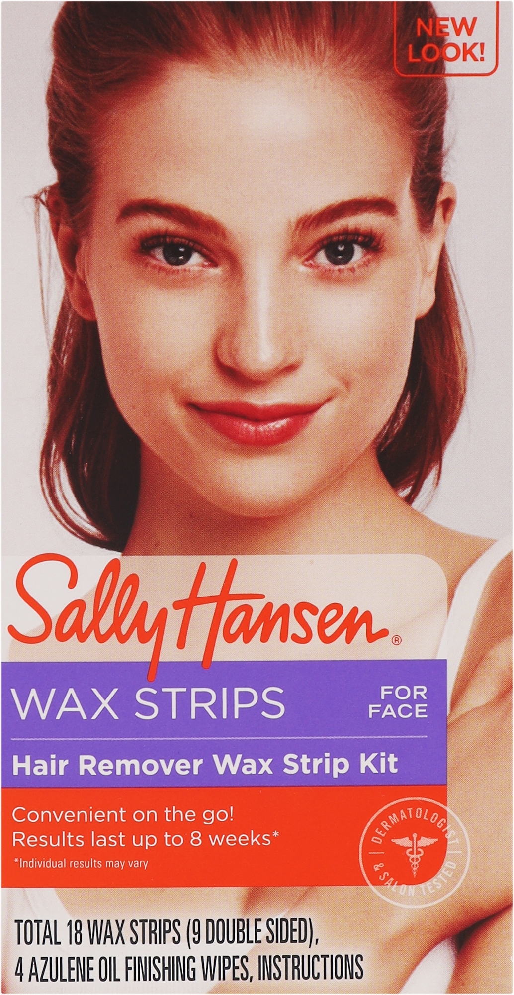 Набор для депиляции воском - Sally Hansen Hair Remover Wax Strip — фото 18шт