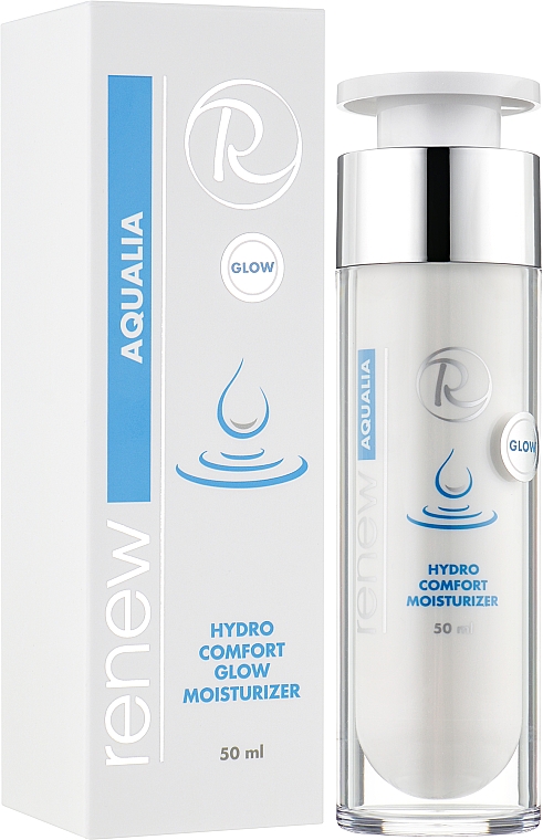 Увлажняющий крем для лица с иллюминирующим эффектом - Renew Aqualia Hydro Comfort Glow Moisturizer — фото N2