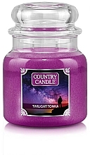Парфумерія, косметика Ароматична свічка в банці - Country Candle Twilight Tonka