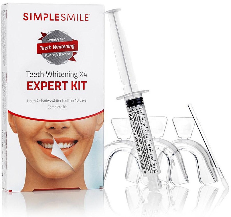 Набор для отбеливания зубов - Simplesmile Teeth Whitening X4 Expert Kit — фото N1