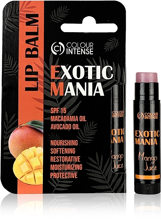 Бальзам для губ "Exotic Mania" с ароматом манго - Colour Intense Lip Balm — фото N1