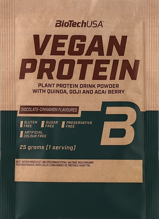 Протеїн веганський "Шоколад-кориця" - BioTechUSA Vegan Protein — фото N1