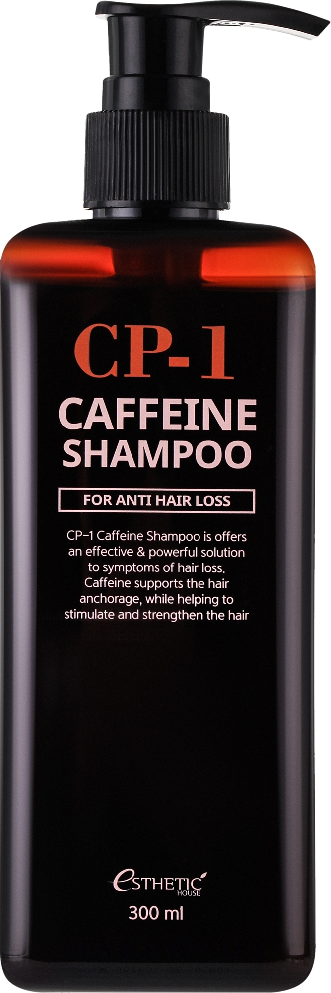 Шампунь с кофеином и биотином от выпадения волос - Esthetic House CP-1 Caffeine Shampoo — фото 300ml
