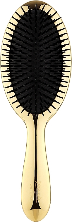 Щітка для волосся з натуральною щетиною, середня, AUSP22, золота - Janeke Gold Hairbrush — фото N1