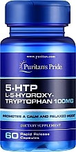 Парфумерія, косметика Амінокислота "5-гідрокситриптофан" - Puritan's Pride 5-HTP 100 mg