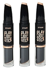 Двухсторонний стик для лица - Eude Play 101 Stick Contour Duo — фото N1