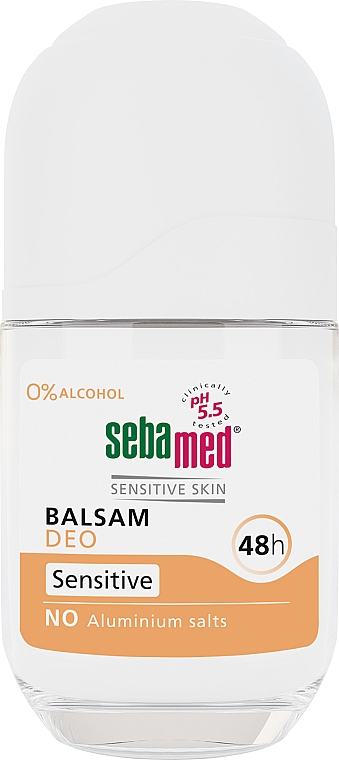 Роликовый бальзам-дезодорант - Sebamed Balsam Deo Sensitive 48H Roll-On