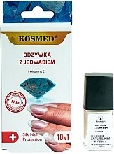 Парфумерія, косметика Шовковий кондиціонер для нігтів 10в1 - Kosmed Silk Nail Conditioner