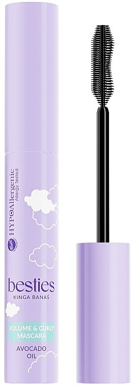 Туш для вій - Bell HypoAllergenic x Besties Volume & Curly Mascara — фото N1