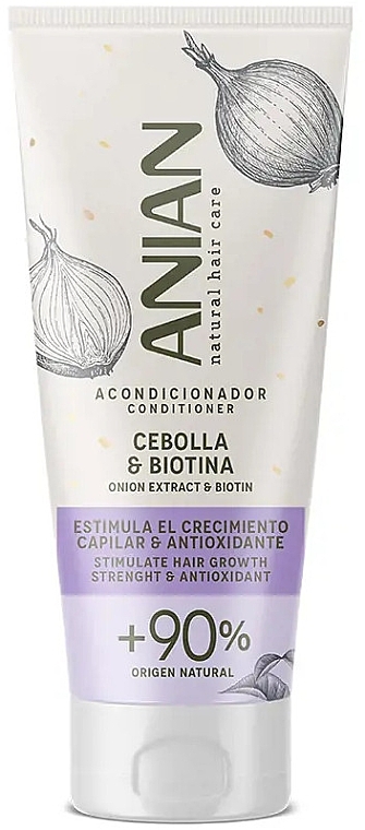 Кондиционер для роста волос - Anian Onion & Biotin Conditioner — фото N1