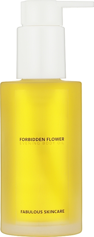 Вечірня суха олія для тіла з ретинолом - Fabulous Skincare Forbidden Flower Evening Body Oil — фото N1