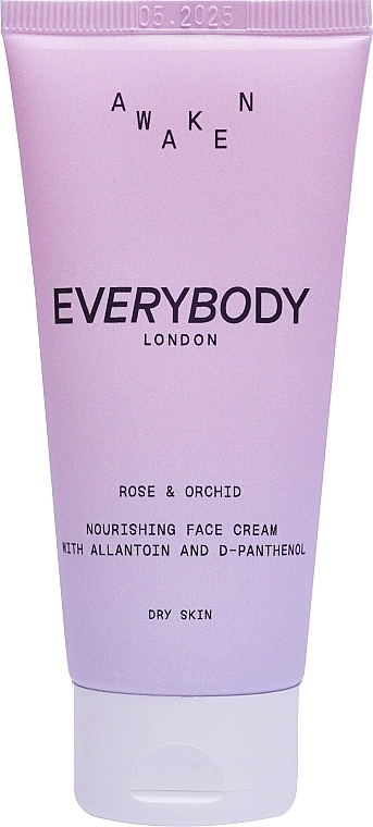 Живильний крем для обличчя "Троянда та орхідея" - EveryBody Awaken Nourishing Face Cream Rose & Orchid — фото N1