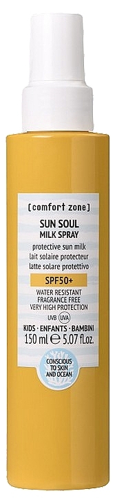 Солнцезащитное молочко-спрей для детей SPF50+ - Comfort Zone Sun Soul Milk Spray Kids — фото N1