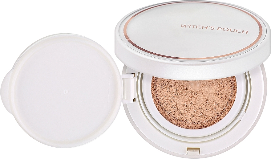 Тональний кушон зі зволожувальною сироваткою - Witch's Pouch Serum Skin Cushion Foundation SPF 38 /PA + +