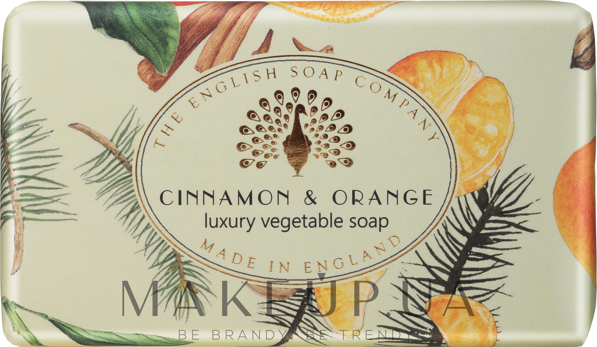 Мило "Кориця й апельсин" - The English Soap Company Vintage Collection Cinnamon & Orange Soap — фото 190g