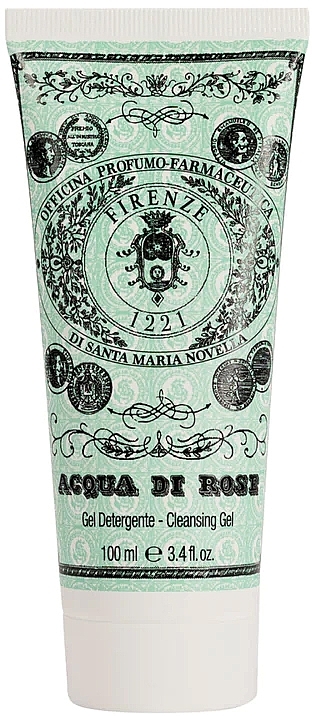Гель для умывания с экстрактом розы - Santa Maria Novella Acqua di Rose Cleansing Gel — фото N1