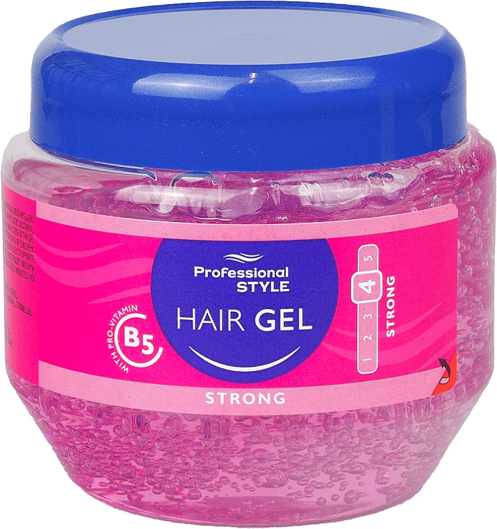 Гель для укладання волосся - Professional Style Pink Hair Gel Strong With Pro Vitamin B5 — фото N1