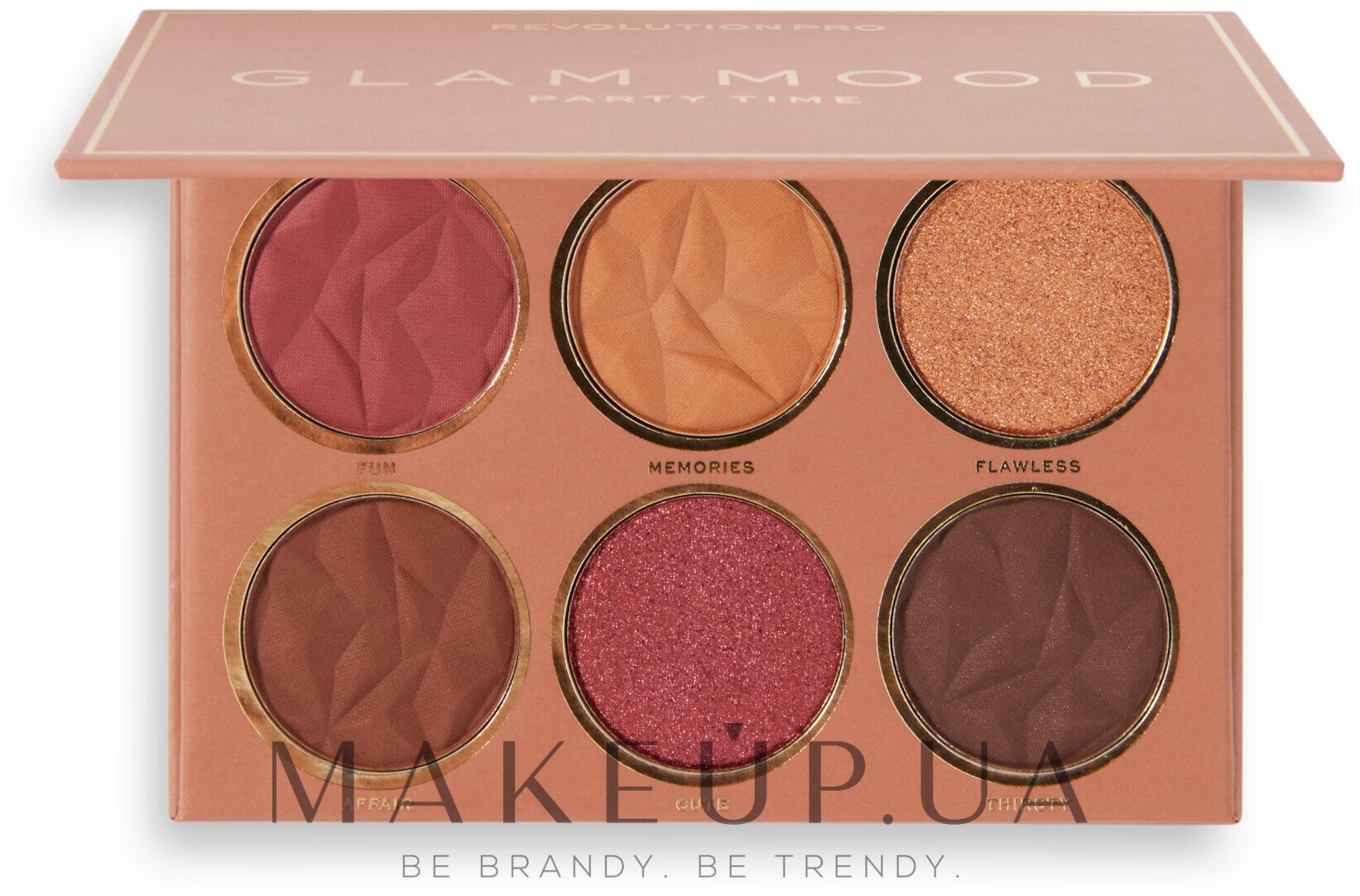 Палетка тіней для повік - Revolution Pro Glam Mood Eyeshadow Palette — фото Party Time