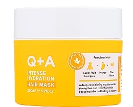 Духи, Парфюмерия, косметика Маска для интенсивного увлажнения волос - Q+A Intense Hydration Hair Mask