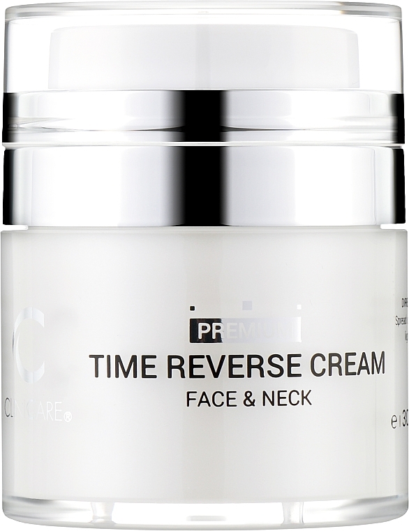 Антивіковий преміумкрем для обличчя та шиї - ClinicCare Premium Time Reverse Cream — фото N1