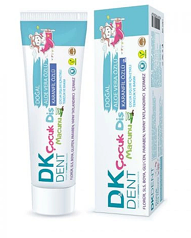 Дитяча зубна паста "Полуниця" - Dermokil DKDent Kide Toothpaste 3+ — фото N1