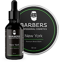 Духи, Парфюмерия, косметика УЦЕНКА Набор - Barbers New York (beard/oil/30ml + beard/balm/50ml)*