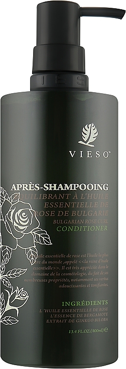 Кондиціонер для в'юнкого волосся з олією болгарської троянди - Vieso Bulgarian Rose Curl Conditioner — фото N1