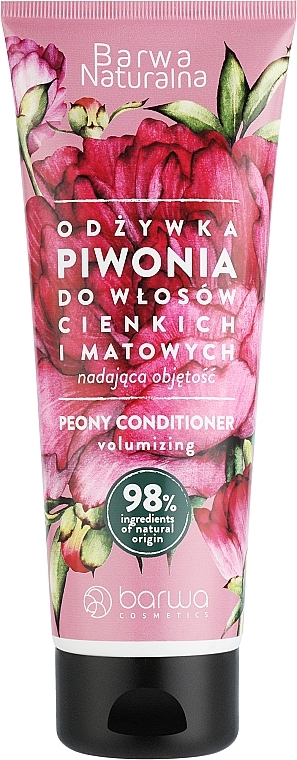 Кондиціонер з півонією для тонкого та тьмяного волосся - Barwa Peony Conditioner — фото N1
