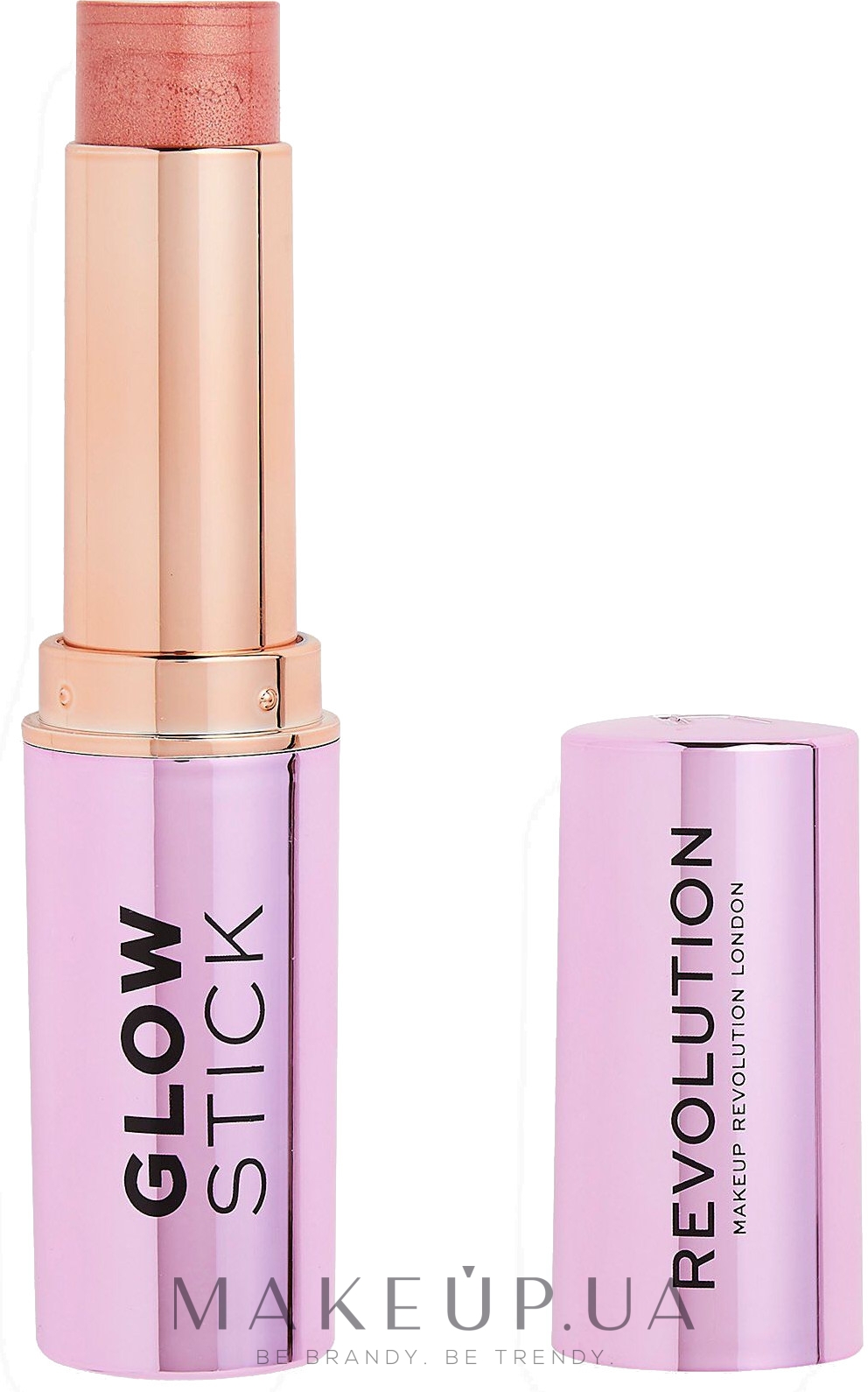 Хайлайтер у стіку - Makeup Revolution Fast Base Glow Stick Highlighter — фото Rose