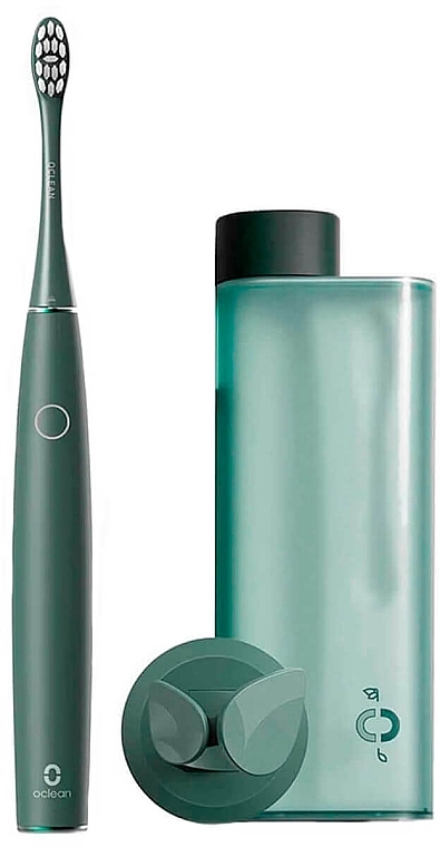 Электрическая зубная щетка Oclean Air 2T Green, футляр, настенное крепление - Oclean Air 2T Electric Toothbrush Green — фото N4