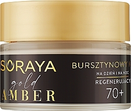Духи, Парфюмерия, косметика Регенерирующий дневной и ночной крем 70+ - Soraya Gold Amber