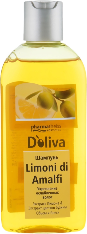 Шампунь для зміцнення ослабленого волосся - D'oliva Pharmatheiss Cosmetics Limoni di Amalfi