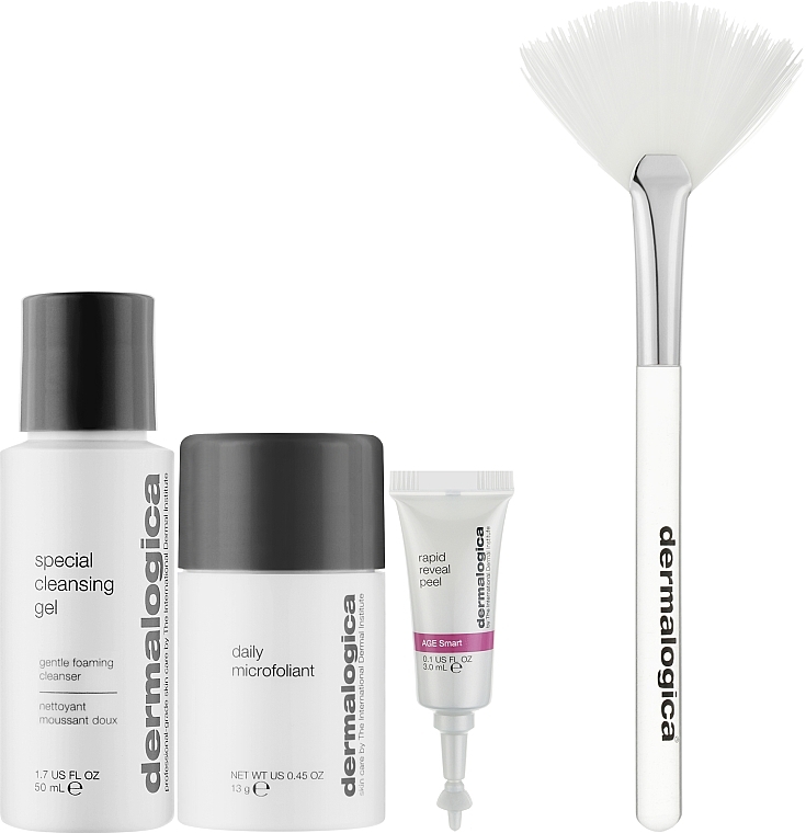 Набір - Dermalogica The Peel Power-Up Set (peel/3x3ml + microf/14g + gel/50ml) — фото N2