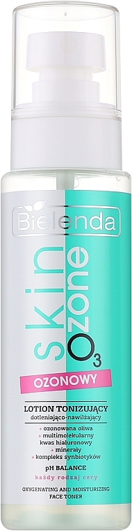 Озоновий оксигенувальний зволожувальний тонік-спрей - Bielenda Skin O3 Zone Oxygenating And Moisturizing Face Toner — фото N1