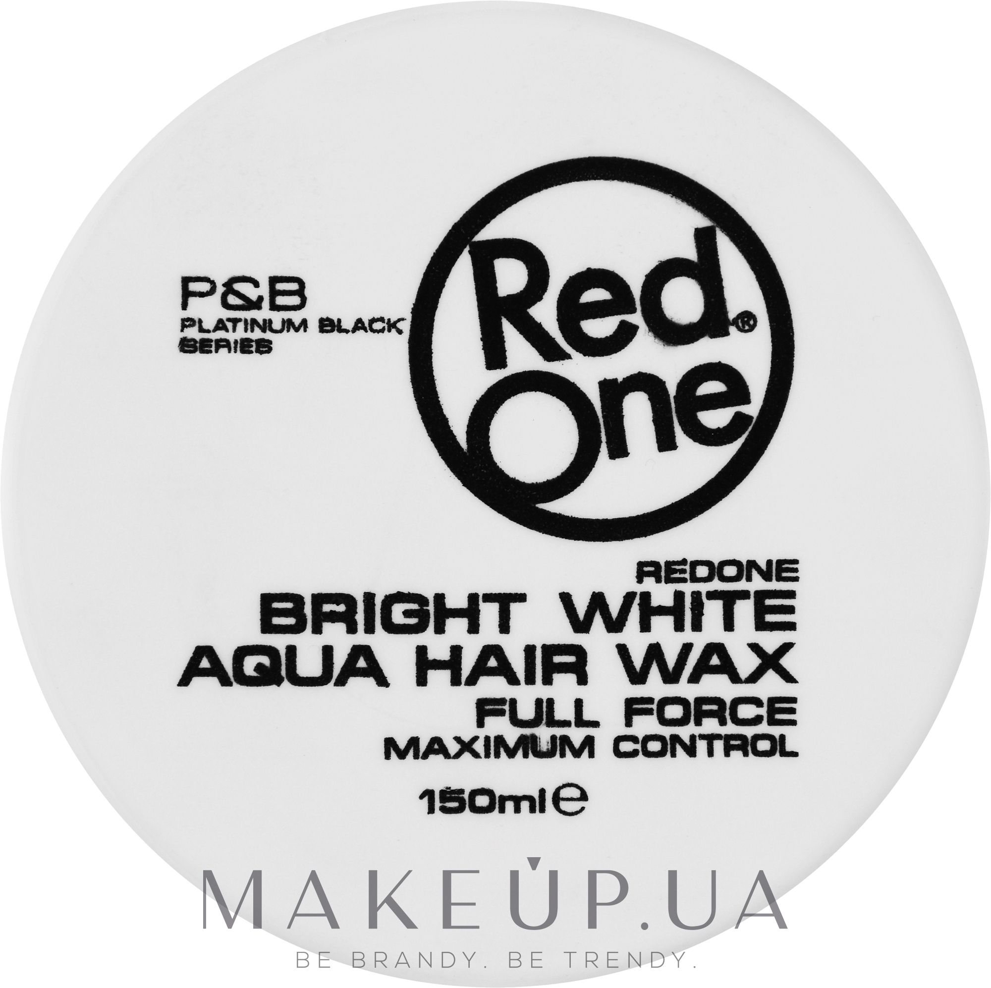 Аква воск для укладки волос ультрасильной фиксации - RedOne Bright White Aqua Hair Wax — фото 150ml