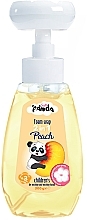 Парфумерія, косметика Мило-пінка 2 в 1 дитяча "Peach" - Small Panda Foam Soap 2 In 1