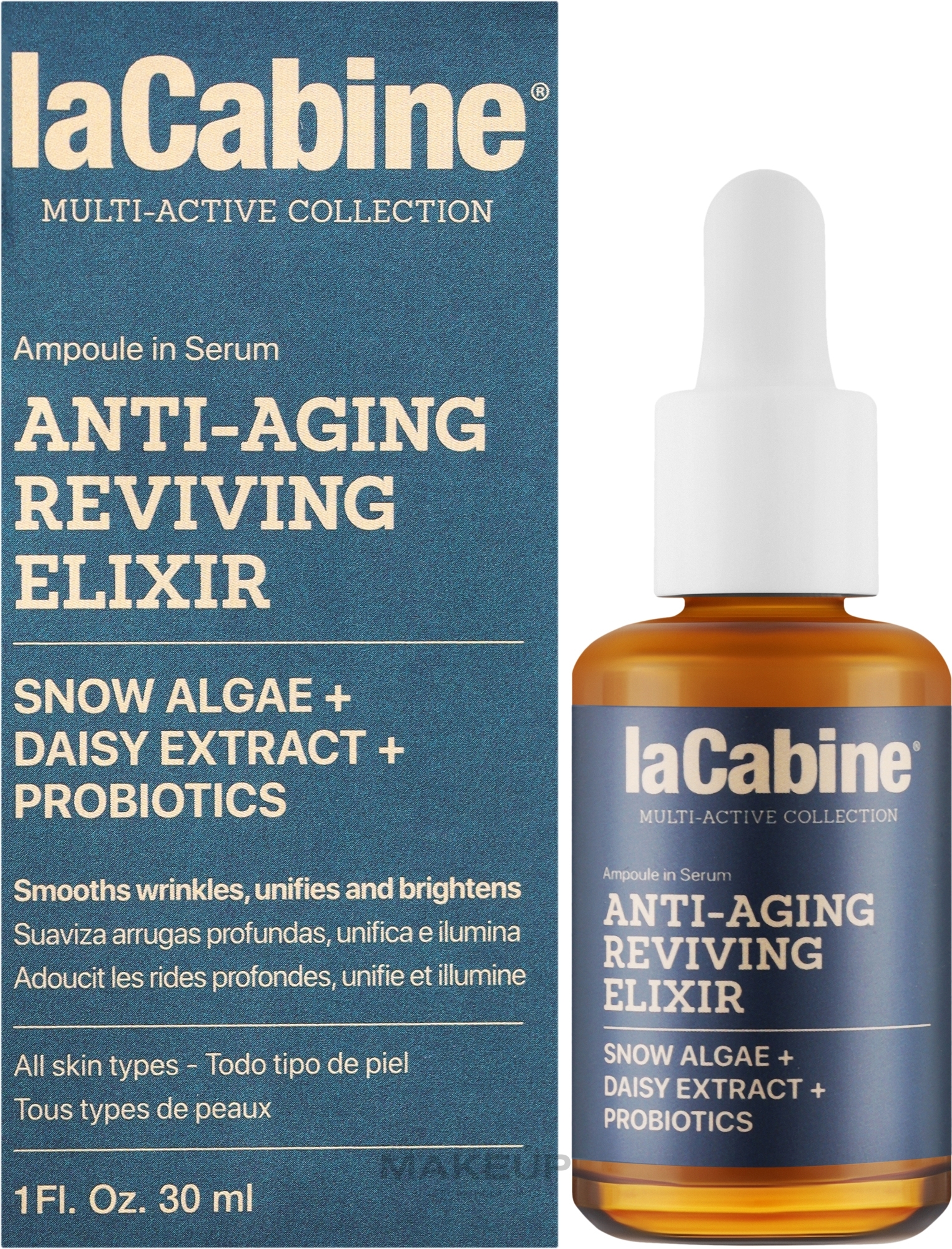 Высококонцентрированная антивозрастная сыворотка - La Cabine Anti Aging Reviving Elixir Serum — фото 30ml